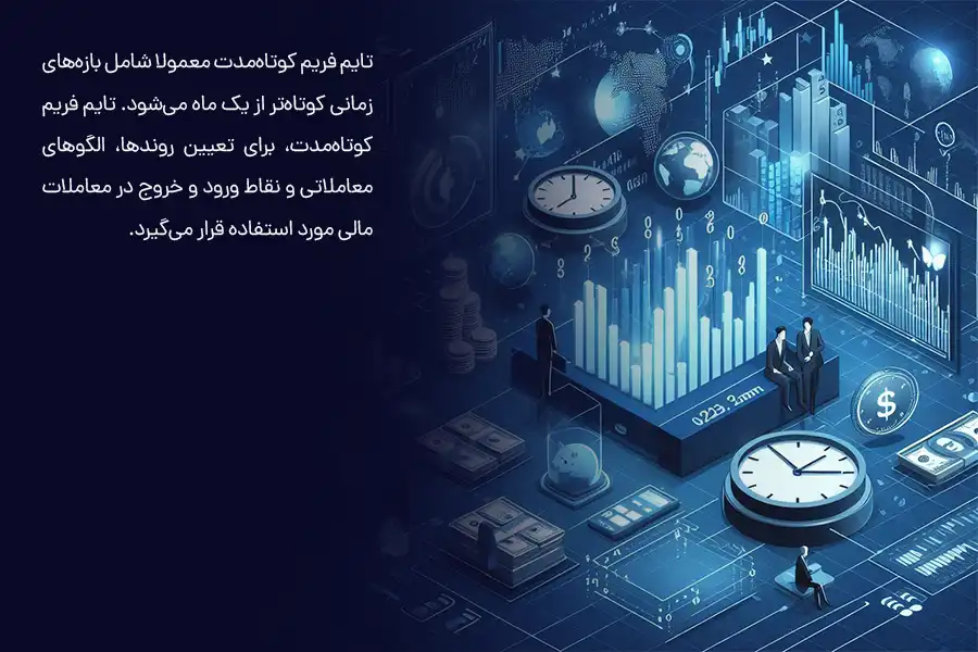 بازههای زمانی کوتاهتر از یک ماه، برای تعیین روندها، الگوهای معاملاتی و نقاط ورود و خروج در معاملات مالی مورد استفاده قرار میگیرد.