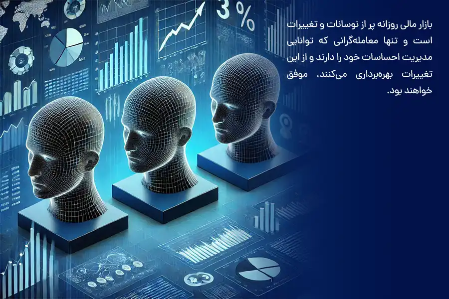 بازار مالی روزانه پر نوسان است و تنها معامله‌گرانی که توانایی مدیریت احساسات خود را دارند و از این تغییرات بهره‌برداری می‌کنند، موفق خواهند بود.