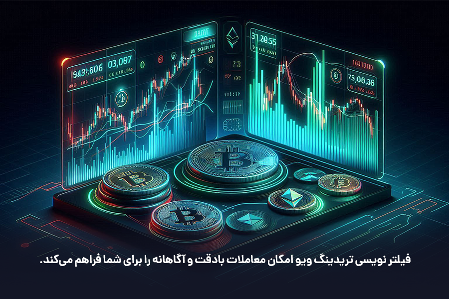 فیلتر نویسی تریدینگ ویو امکان معاملات بادقت و آگاهانه را برای شما فراهم می‌کند.