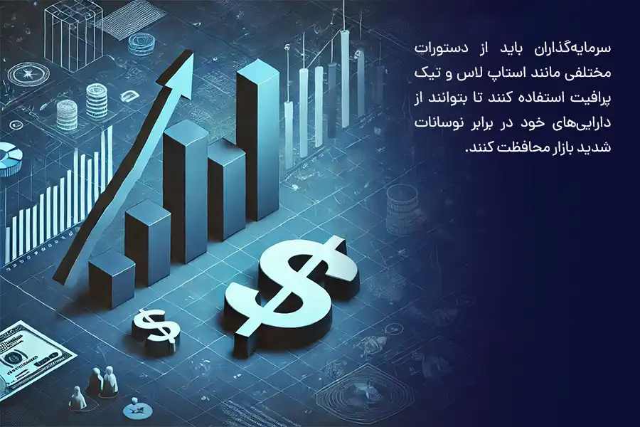 سرمایه‌گذاران باید از دستورات مختلف استفاده کنند تا بتوانند از دارایی‌های خود در برابر نوسانات شدید بازار محافظت کنند.