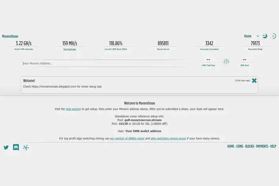 با Monero Ocean کاربران می‌توانند از طیف گسترده‌ای از الگوریتم‌ها برای افزایش سودآوری استخراج خود بهره ببرند.