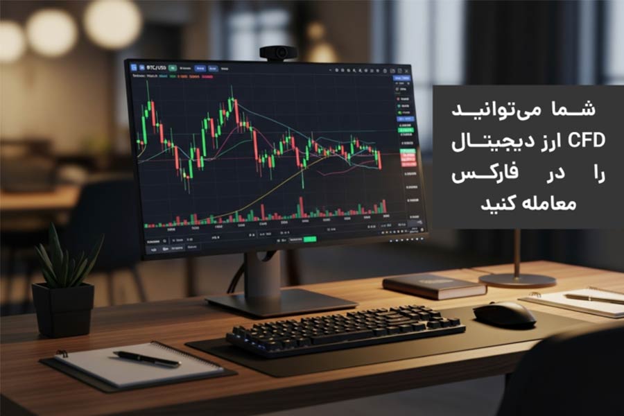 شما میتوانید CFD ارز دیجیتال را در فارکس معامله کنید.