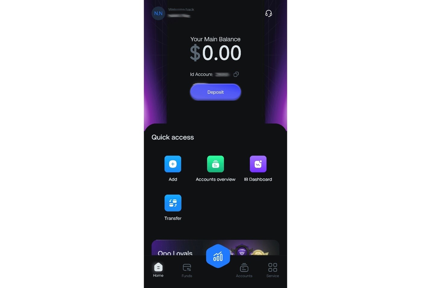 آموزش کامل واریز وجه (Deposit) به حساب اپوفایننس