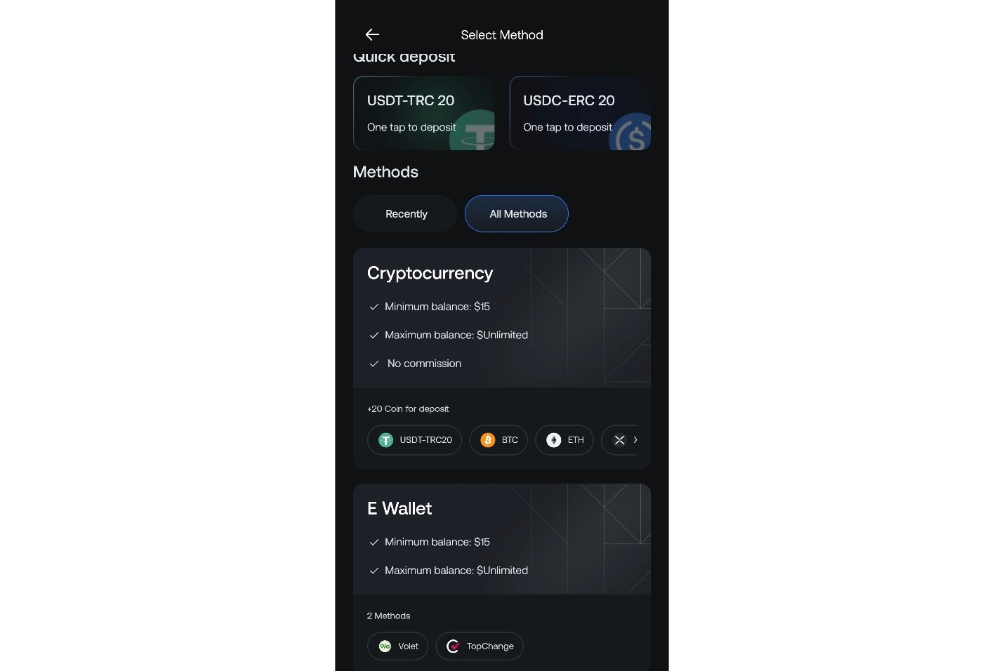 آموزش کامل واریز وجه (Deposit) به حساب اپوفایننس