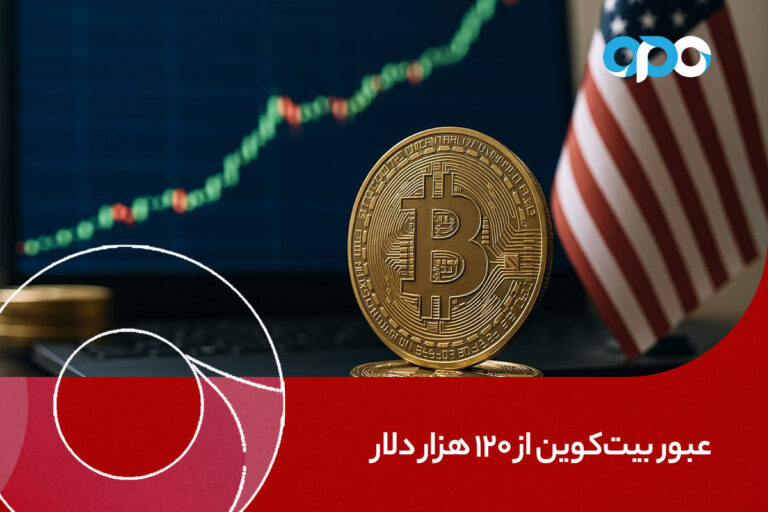 عبور بیت‌کوین از ۱۲۰ هزار دلار
