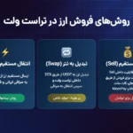 راهنمای کامل نحوه فروش ارز در تراست ولت